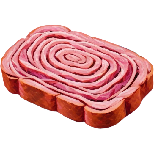 van gogh pink SPAM  meat flowers landscape emoji