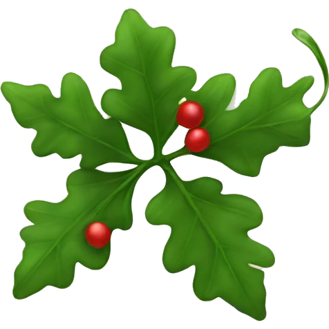 Mistletoe emoji