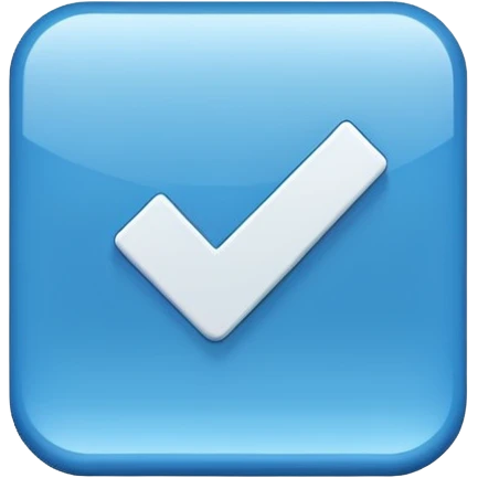 check mark button square emoji