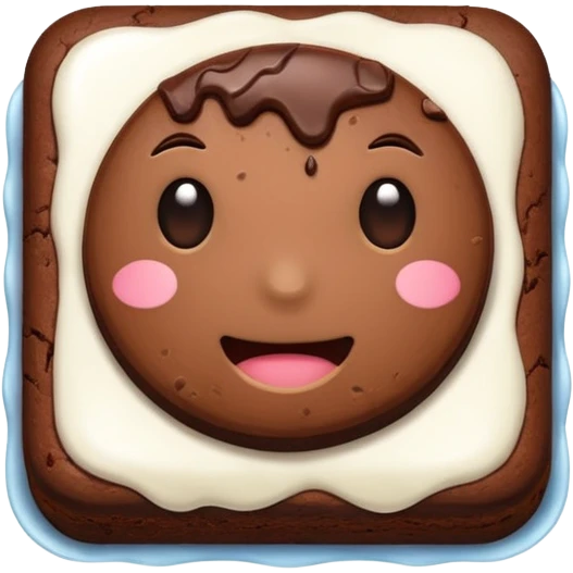 Brownie emoji