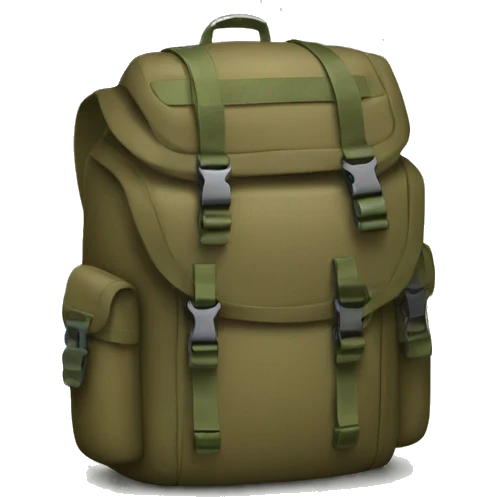 army backpack emoji