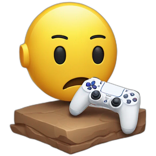 PlayStation 5 with Stumble Guys Charakter emoji