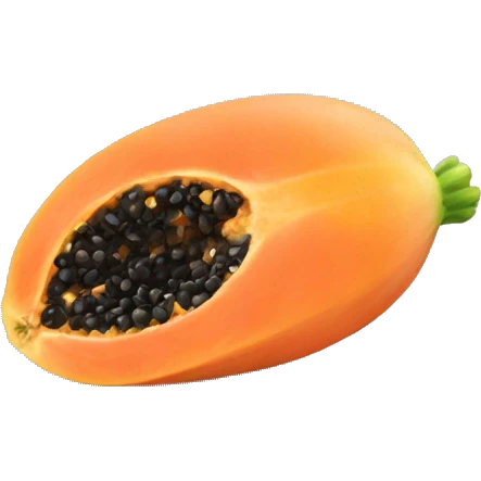 papaya  emoji