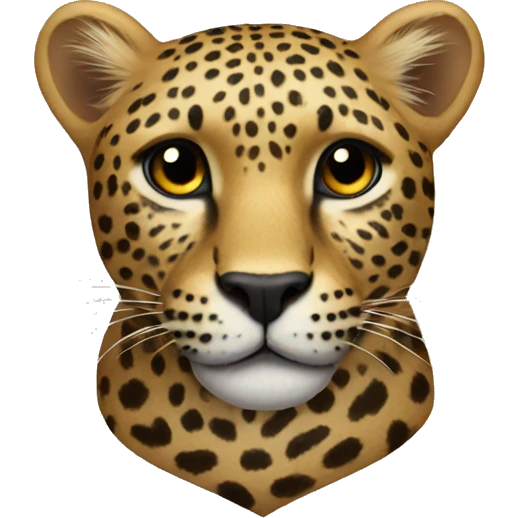 Leopard heart emoji