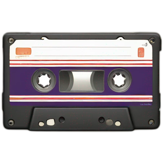 Cassette vintage emoji