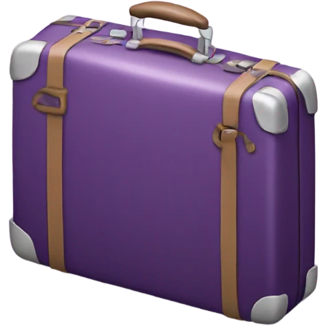 purple suitcase emoji