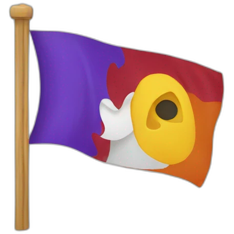 Drapeau lesbien emoji