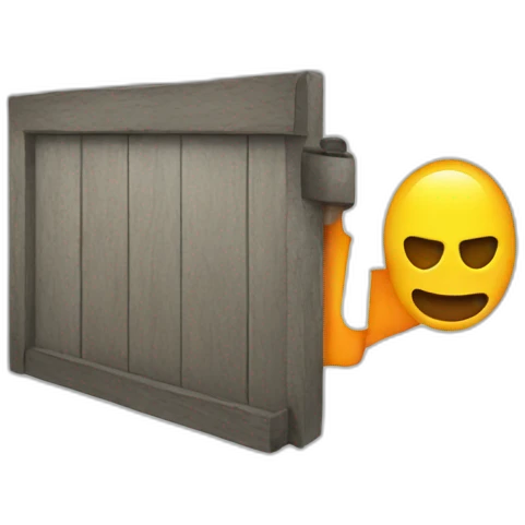 Escape emoji sign emoji
