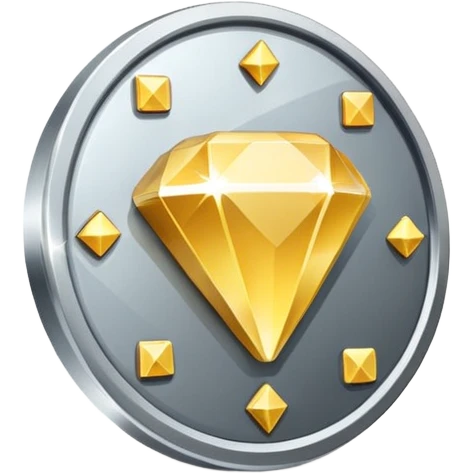 diamond encrusted play button emoji