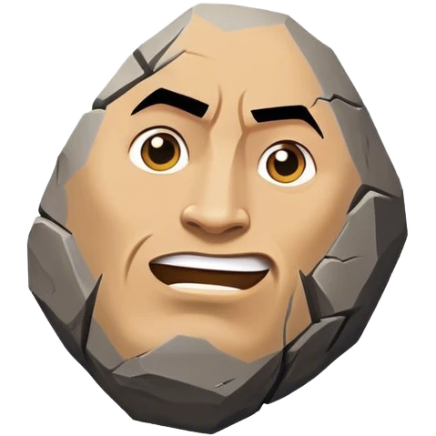 The rock emoji