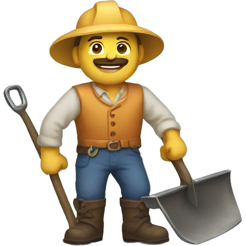 Plowman emoji