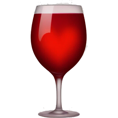 Red heart emoji but make the red more like a wine color emoji