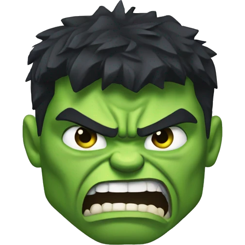 Hulk smash emoji