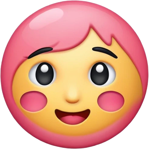 Tiktok emoji flushed emoji