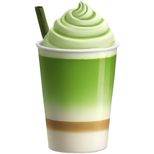 Matcha latte emoji