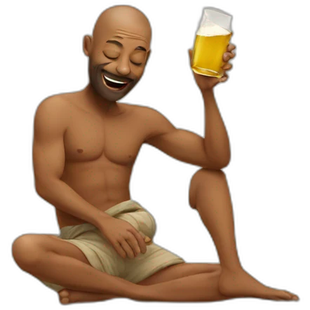 Drunk yogi emoji