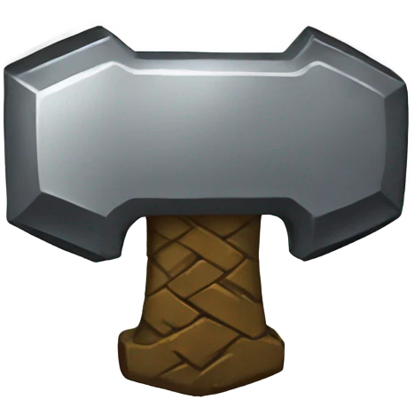 Thor hammer emoji