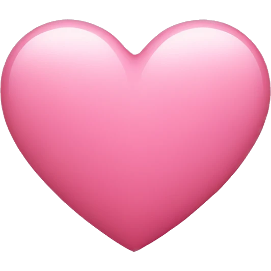 Pink heart emoji