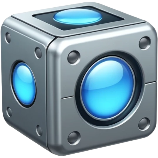 future modern sci-fi box emoji