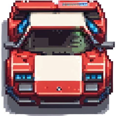красная Lamborghini Countach, no background emoji