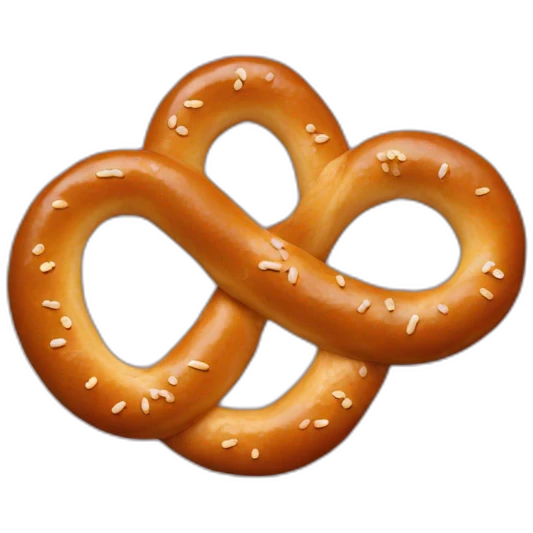 pretzel emoji