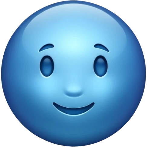 Verificado azul redondo emoji