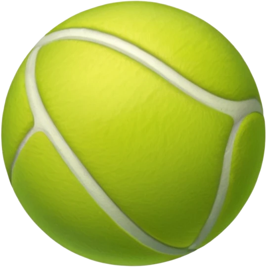 glass tennis ball emoji