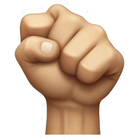 fist with thumb sticking out  emoji