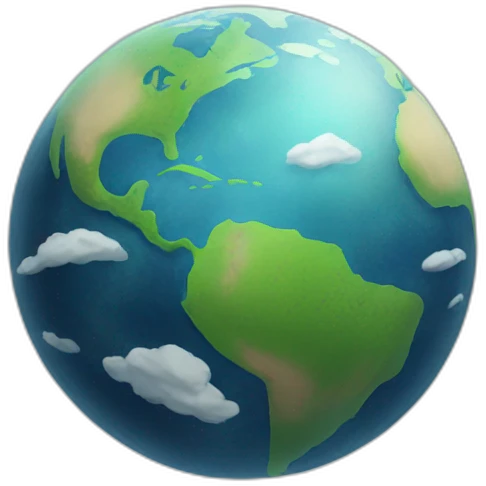 Earth with atmosphere emoji