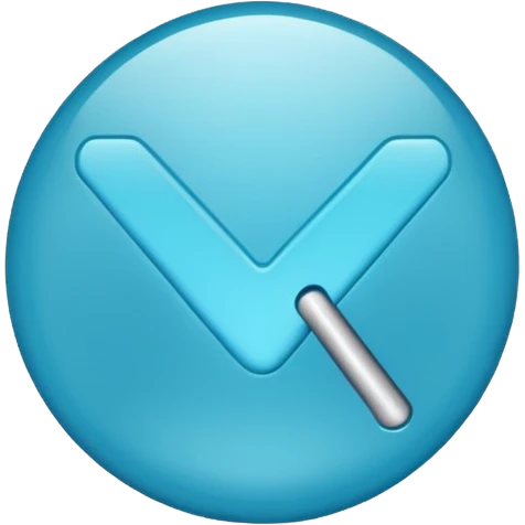 A blue tick emoji emoji