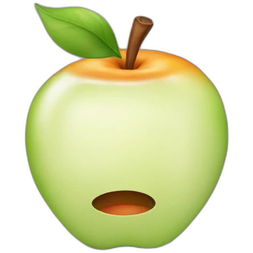 apple or orange emoji