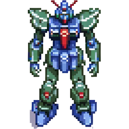 Gundam, no background emoji