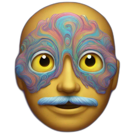 Psychedelic emoji