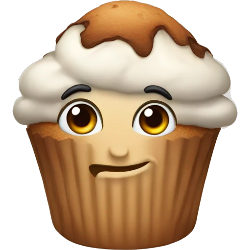 make a muffin emoji