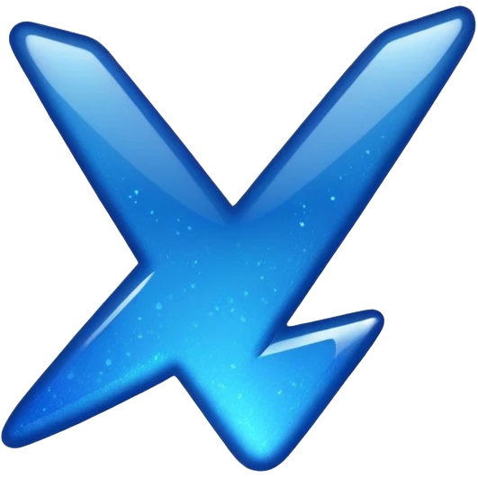 dark blue checkmark with sparkles emoji