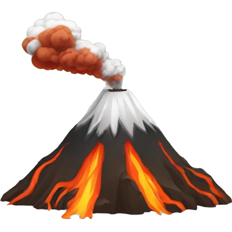 Volcano jumper emoji