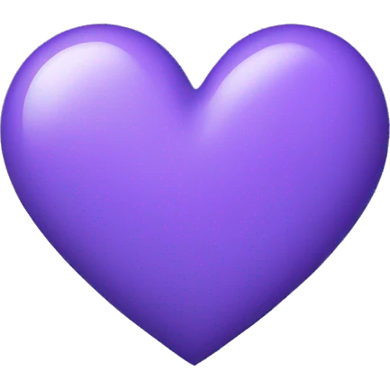 Bluish Purple Heart emoji