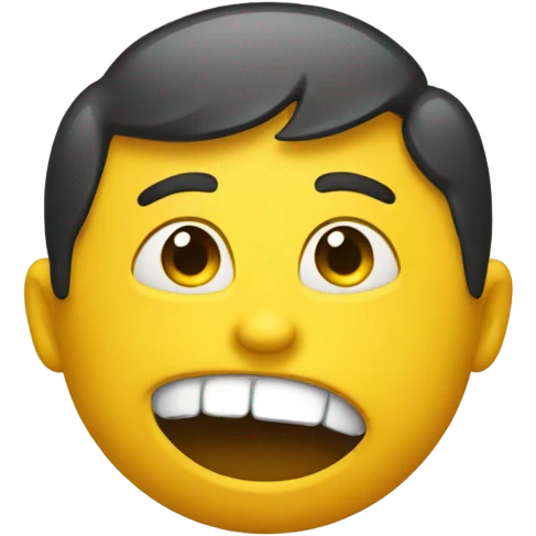 Emoji biting bottom lip emoji