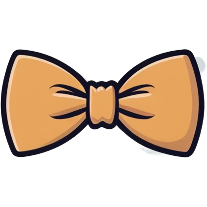 Light Brown bow  emoji