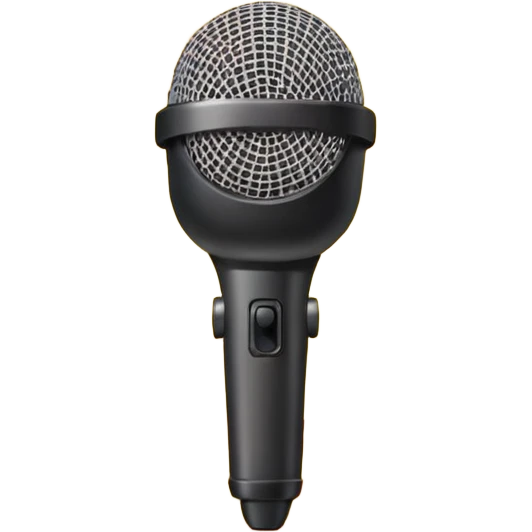 give me a microphone on fire with the text MC in front of it emoji