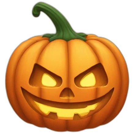 Jack o lantern emoji
