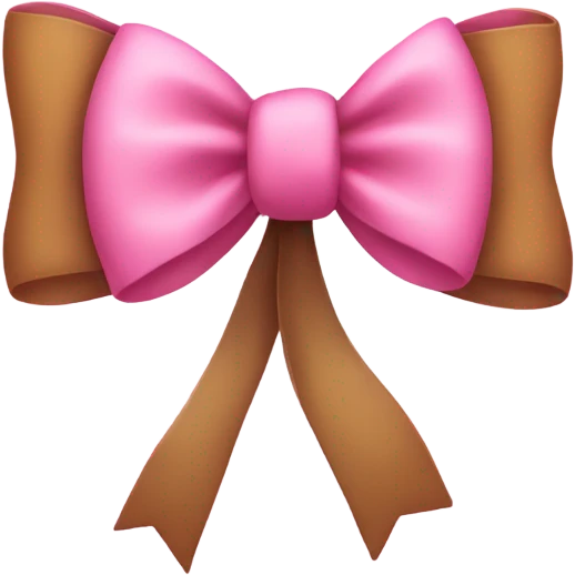 pink bow emoji