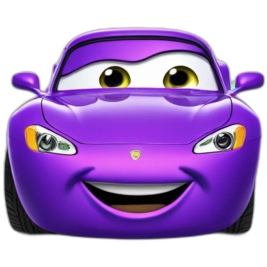 lemon-green-and-purple-neon-Lighting mcqueen emoji