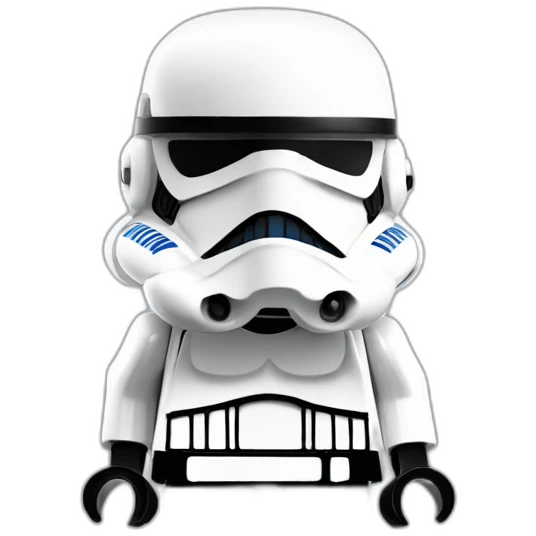Cute Lego Stormtrooper emoji