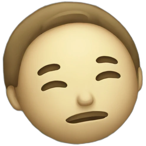 Money sleeping emoji