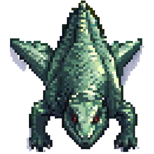 top view of a dinosaur emoji