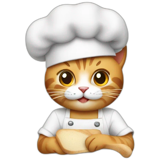 cat baker emoji