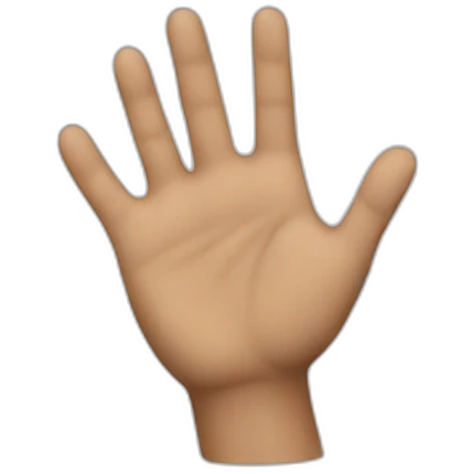 back hand emoji