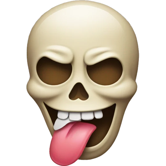 Dead emoji with a tongue sticking out  emoji