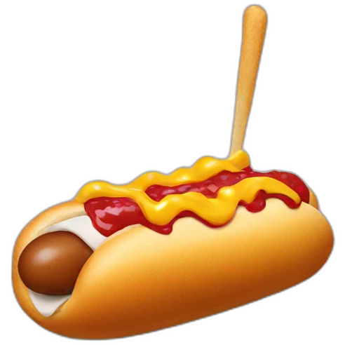 Corndog emoji